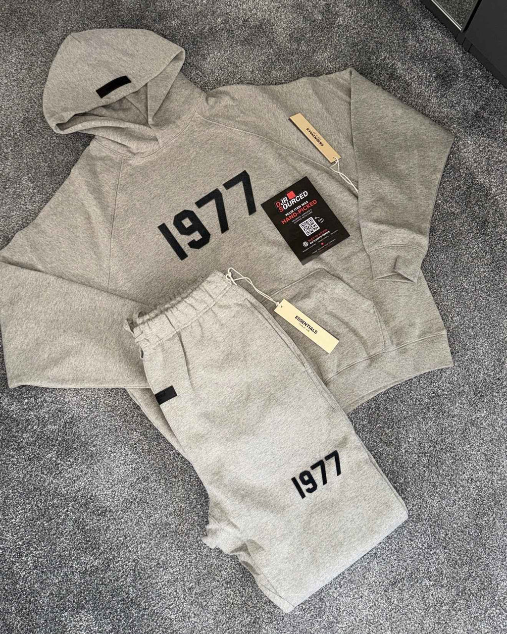 Fear Of God Essentials 1977 Dark Oatmeal Tracksuit