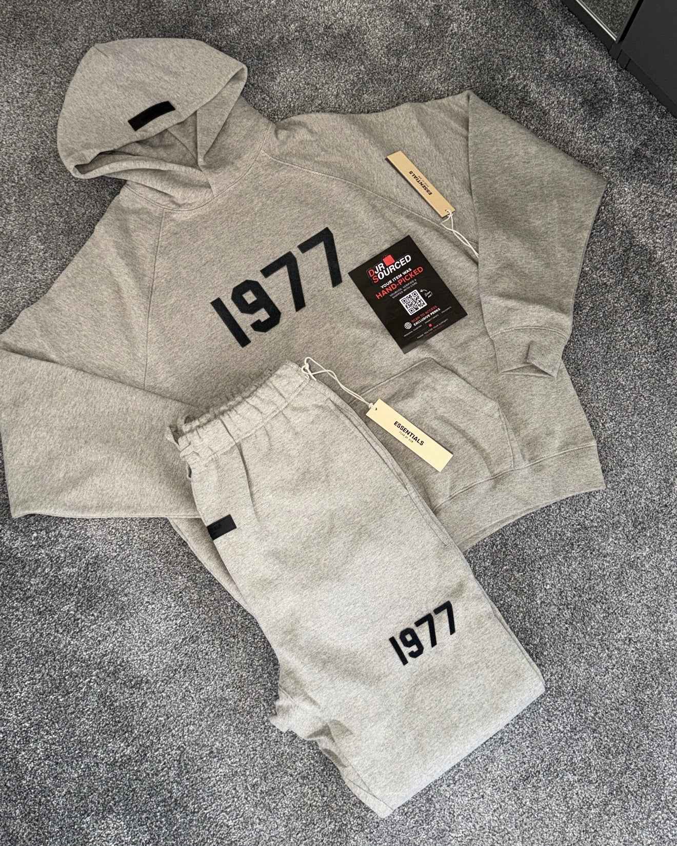 Fear Of God Essentials 1977 Dark Oatmeal Tracksuit