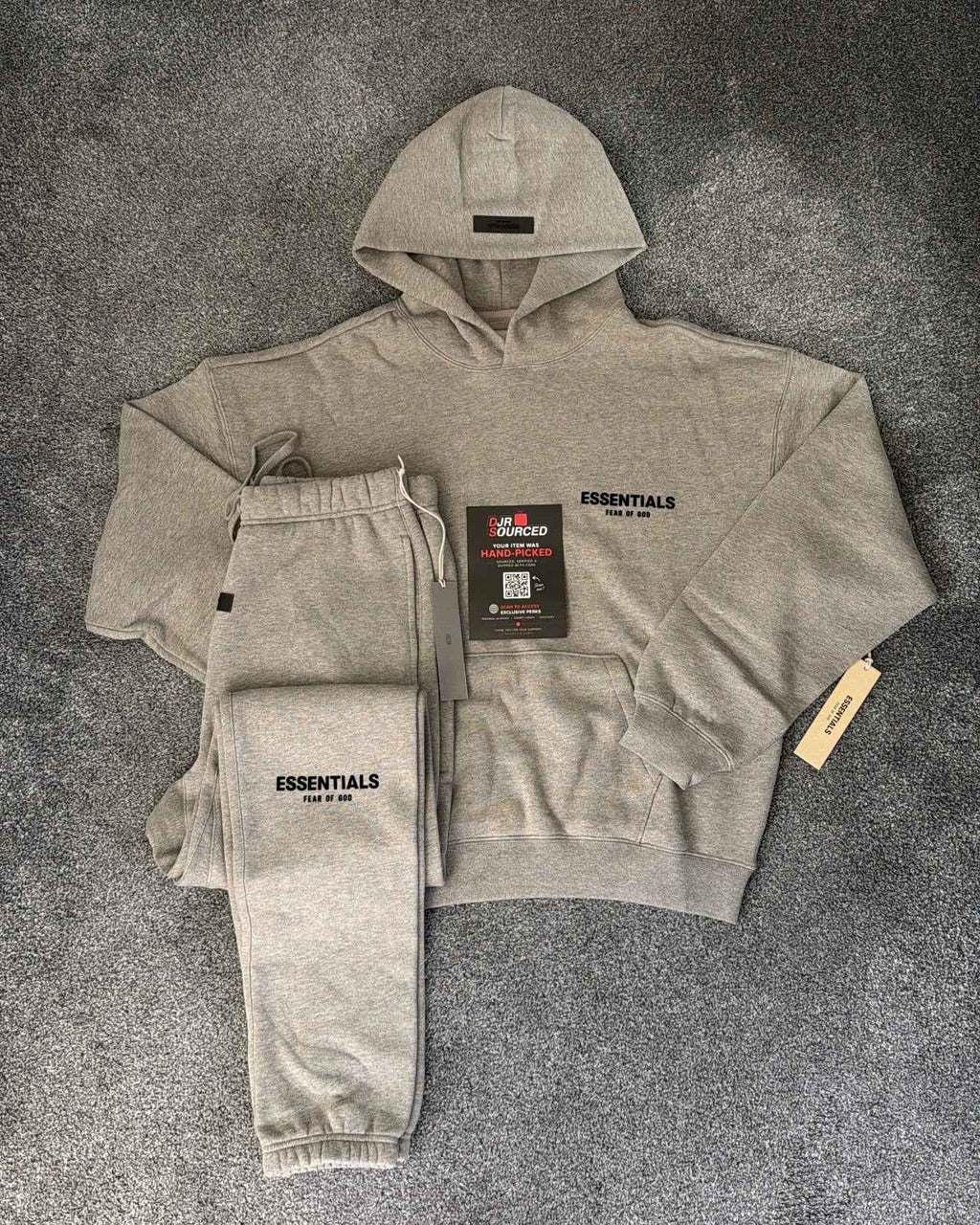 Fear Of God Essentials SS22 Dark Oatmeal Tracksuit