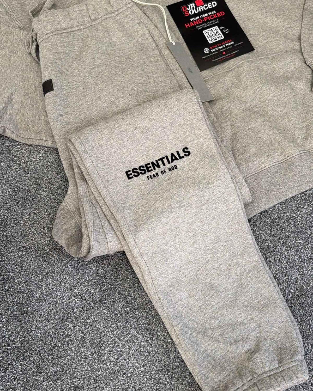 Fear Of God Essentials SS22 Dark Oatmeal Tracksuit