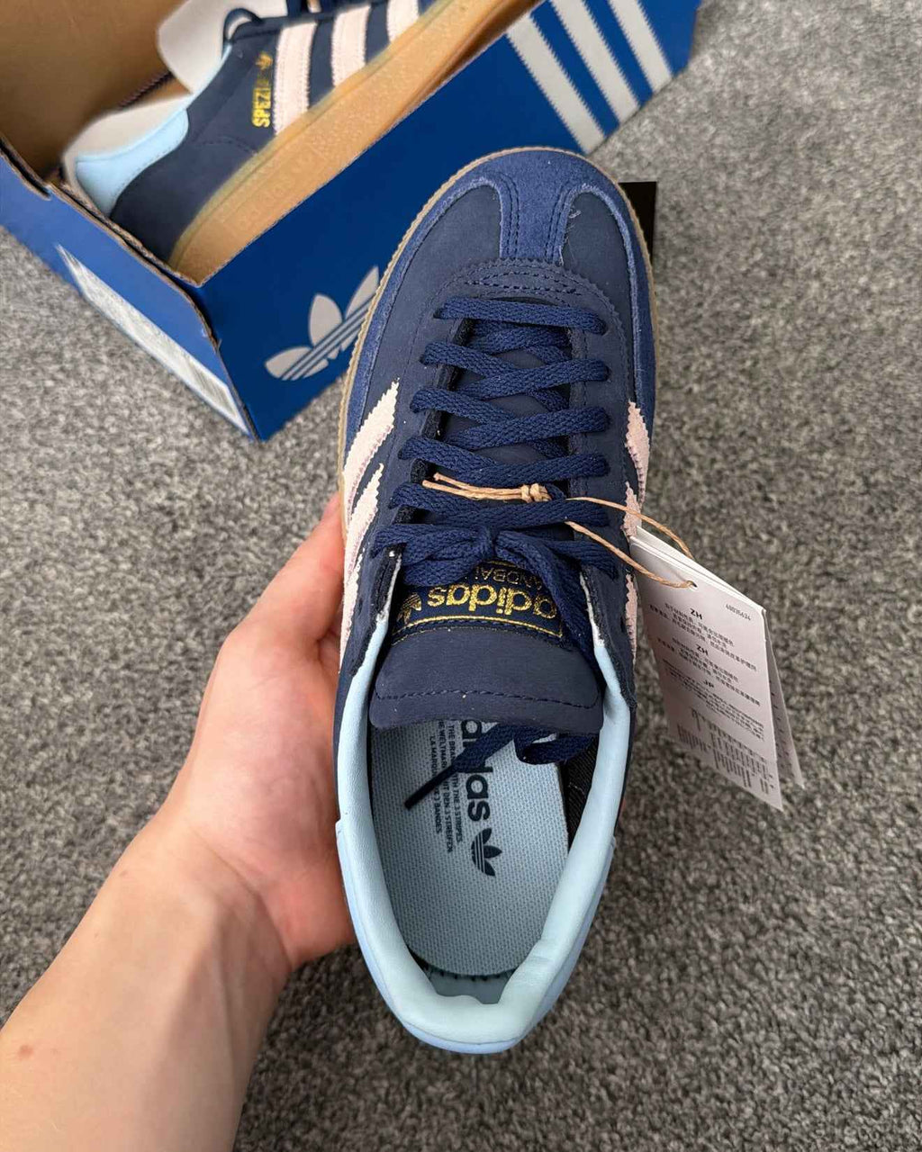 Adidas Handball Spezial Dark Blue/Wonder Quartz/Clear Sky