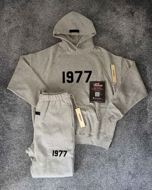 Fear Of God Essentials 1977 Dark Oatmeal Tracksuit