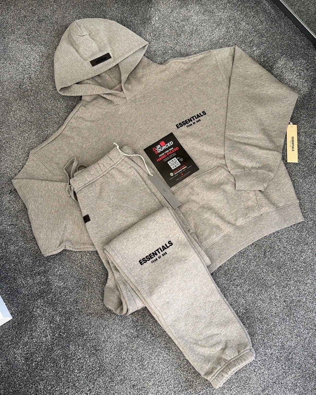 Fear Of God Essentials SS22 Dark Oatmeal Tracksuit