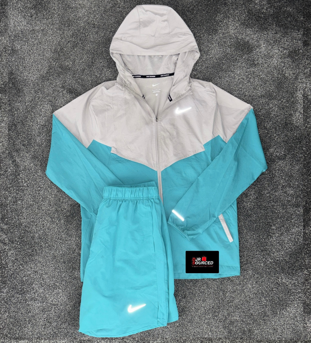 Nike Windrunner Set - turquoise/grey