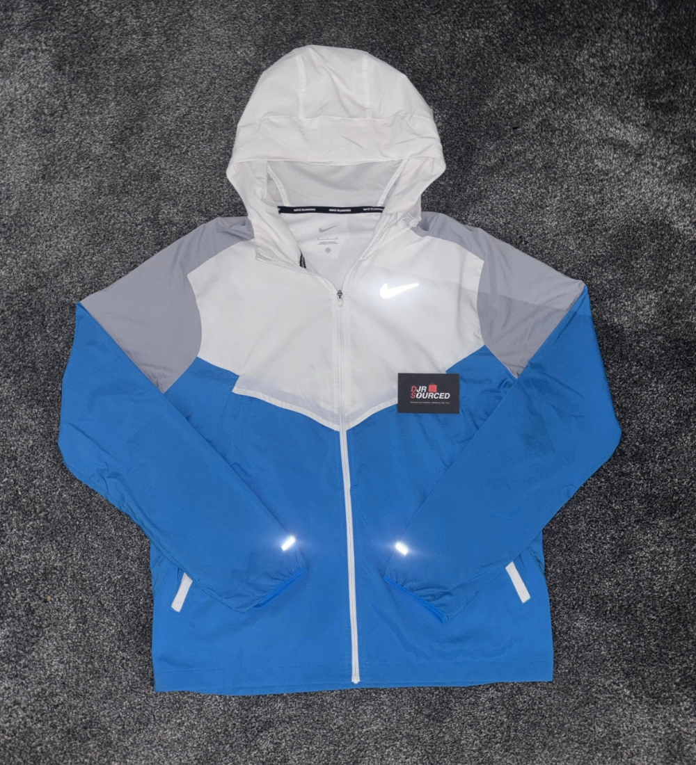 Nike Windrunner Jacket - Blue/White/Grey